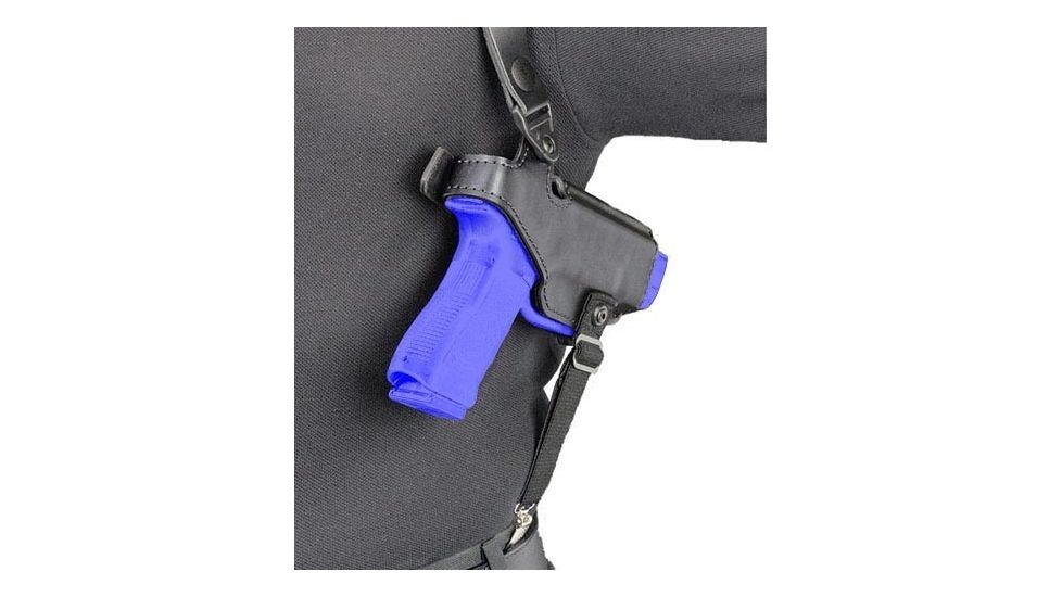 Safariland 1060 Shoulder Holster System - Plain Black, Right Hand 1060-83-1-21