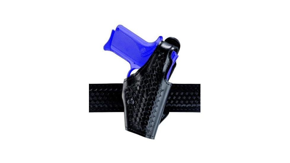 Safariland 2 Hi-Ride, Level I Retention Holster - Plain Black, Right Hand 2-40-61-2R