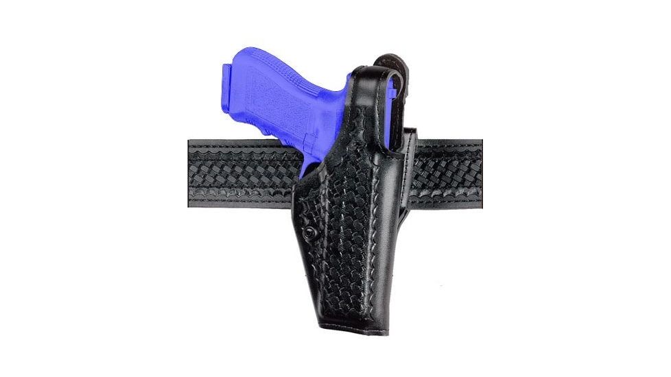 Safariland 200 ''Top Gun'' Mid-Ride, Level I Retention Holster - Hi Gloss Black, Right Hand 200-423-91