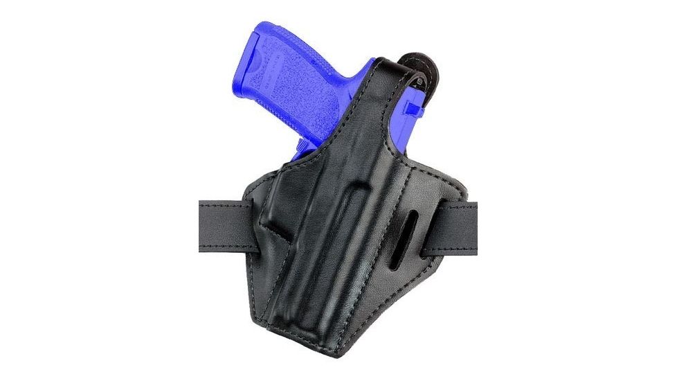 Safariland 328 Belt Holster, Pancake Style - Plain Black, Left Hand 328-297-62