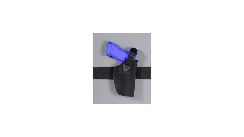 Safariland 4073 Snap Strap Field Holster - Plain Black, Left Hand 4073-57-42