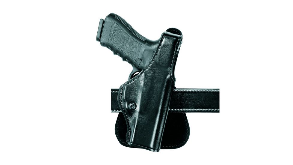 Safariland 518 Paddle Holster w/Thumb Break, Med. Auto, STX Plain Black, Left Hand, 518-89-62