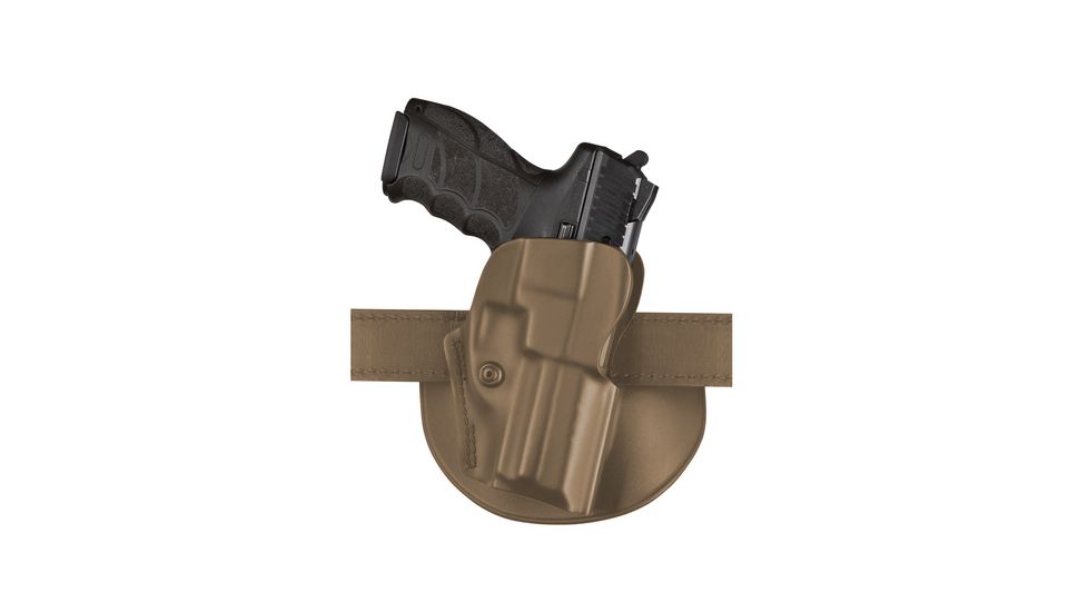 Safariland 5198 Open Top Paddle &amp; Belt Slide Holster w/Detent, Springfield Hs-2000 XD -4in. 9, 40, STX Tactical Flat Dark Earth, Right Hand, 5198-48-551