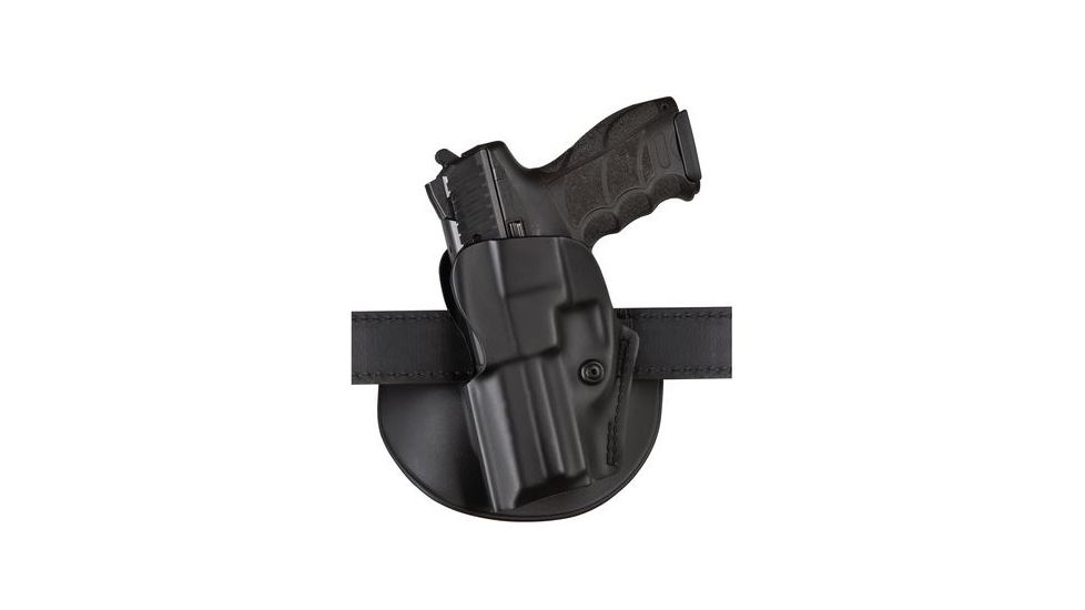Safariland 5198 Open Top Paddle &amp; Belt Slide Holster w/Detent, Springfield XDM 5.25, STX Tactical Black, Left Hand, 5198-147-132