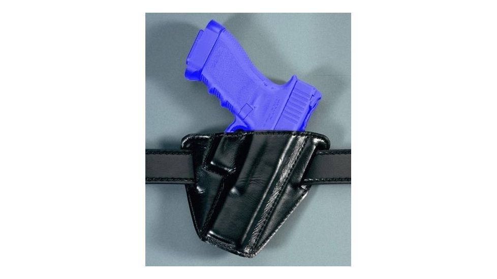 Safariland 528 Open Top Pancake Holster - Plain Black, Left Hand 528-83-62