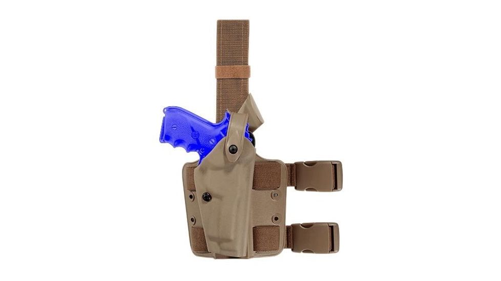 Safariland 6004 SLS Tactical Holster - Tactical Black, Left Hand 6004-1373-122
