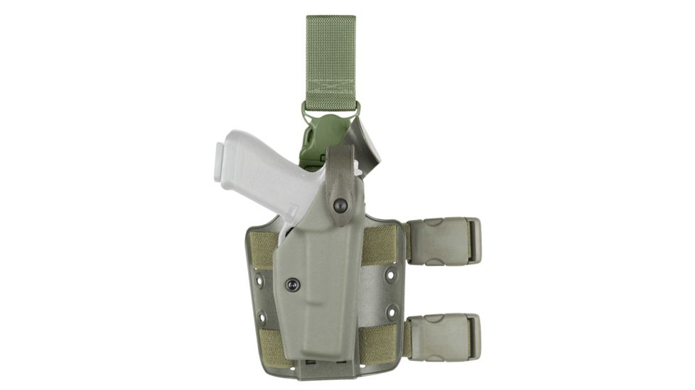 Safariland 6005 SLS Tactical Holster w/Quick Release, H&amp;K 45 Full Size, OD Green, Right Hand, 6005-393-561