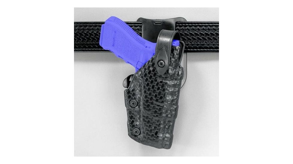 Safariland 6075 Raptor Level III, Low-Ride UBL Holster - Plain Black, Left Hand 6075-73-62