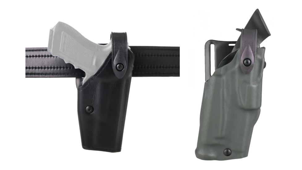 Safariland 6280 Browning SLS Mid-Ride, LVL2 Retention Holster, Black, OD Green