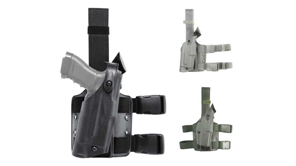 Safariland 6304 ALS Tac. Holster for Springfield XDM 9 mm, Black, Foliage Green, OD Green