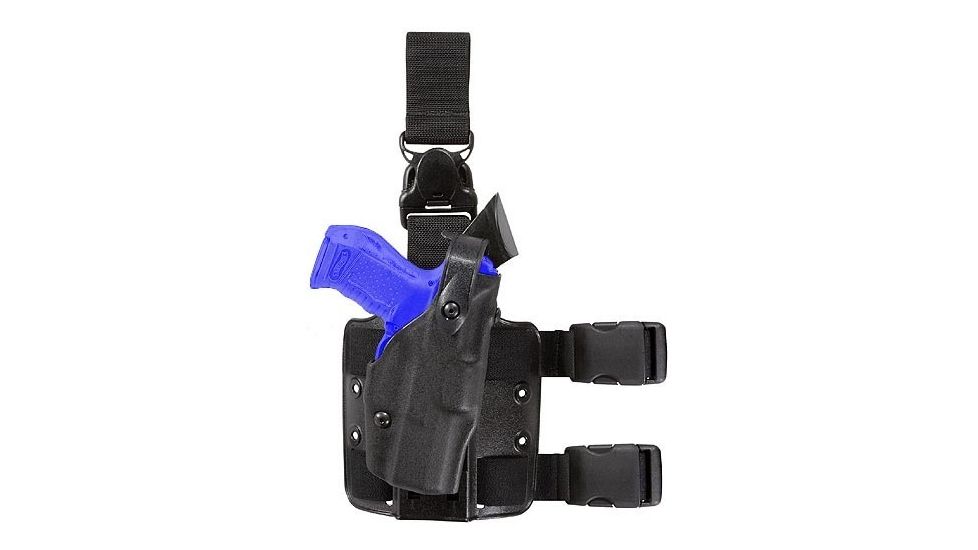 Safariland 6305 ALS Tactical Holster w/ Quick Release Leg Harness - STX FDE Brown, Left Hand 6305-149-552