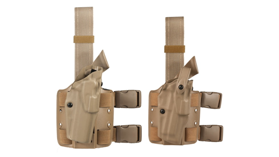 Safariland 6354 ALS Tactical Thigh Holster - STX FDE Brown, Right Hand 6354-91-551, Brown, Flat Dark Earth