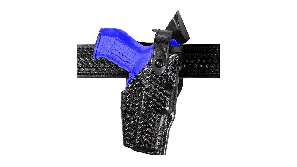 Safariland 6360 ALS/SLS Mid-Ride LVL III  Holster, Smith &amp; Wesson M&amp;P 40/M&amp;P 9, Insight Technology M6, Left, Tactical, Black, 6360-2192-132