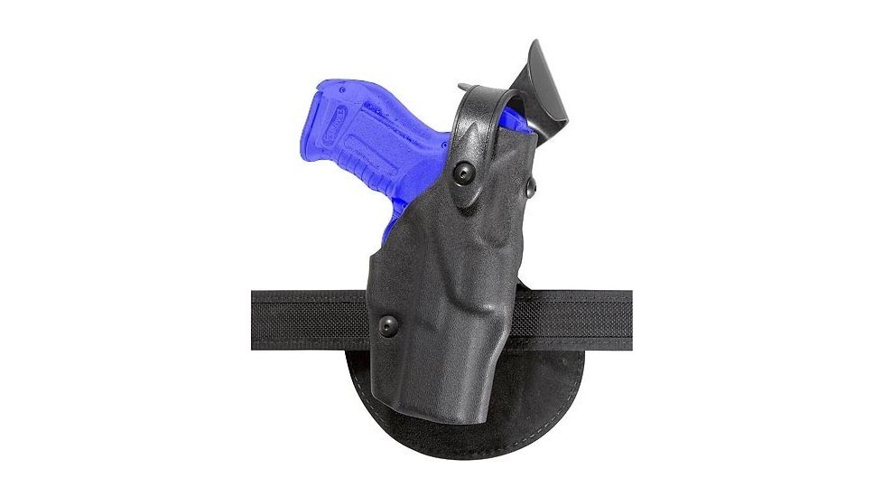 Safariland 6368 ALS Paddle Holster w/ SLS - Plain Black, Right Hand 6368-683-61