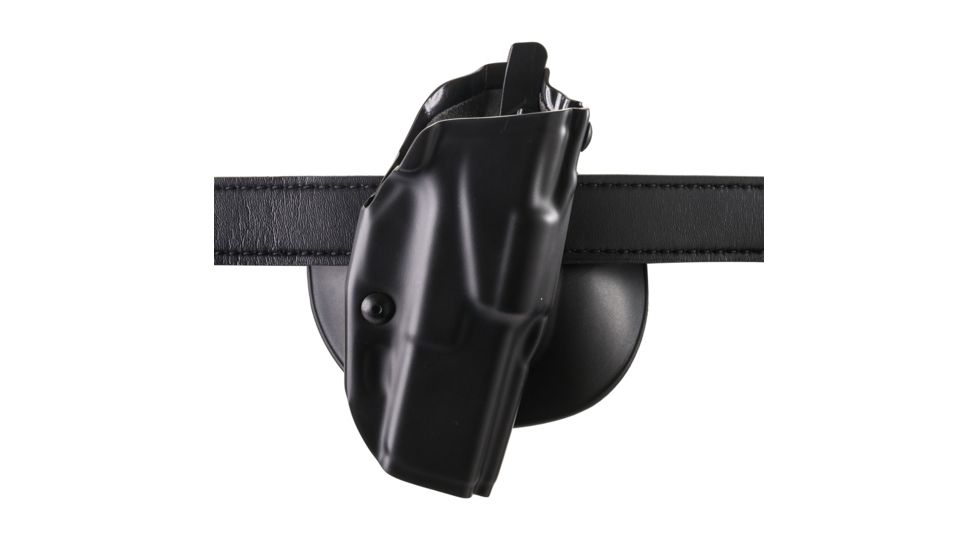 Safariland 6378 ALS Paddle &amp; Belt Slide Holster, S&amp;W M&amp;PC 9mm, .40 3.375in., Plain Black, Left Hand, 2.25in. Belt Loop, 6378-319-412-225