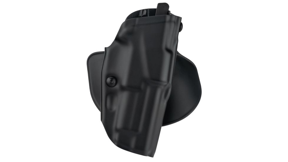 Safariland 6378 ALS Paddle Holster, Smith &amp; Wesson Model 5946/Smith &amp; Wesson Model 5943 DAO, Right Hand, STX Plain, Black, 6378-320-411-AG