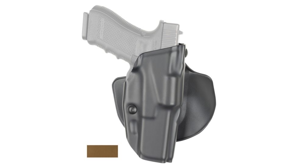 Safariland 6378 ALS Paddle &amp; Belt Slide Holster, S&amp;W M&amp;P 9mm, .40 4.25in., Coyote Brown, Right Hand, 6378-219-761
