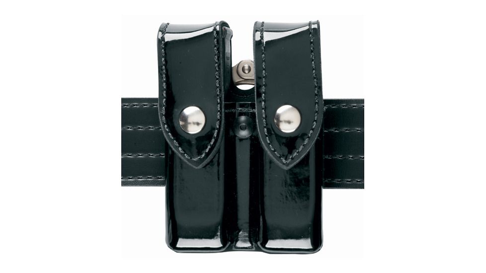Safariland 72 Mag/Cuff Pouch, Top Flap - STX Plain Black, Ambidextrous 72-83-4B