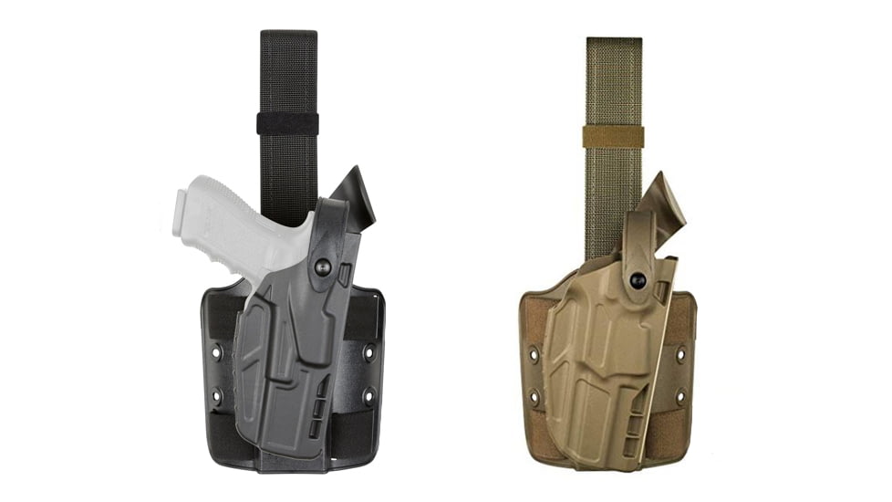 Safariland 7304 7TS ALS Tactical Holster, Black, Flat Dark Earth, Plain Black