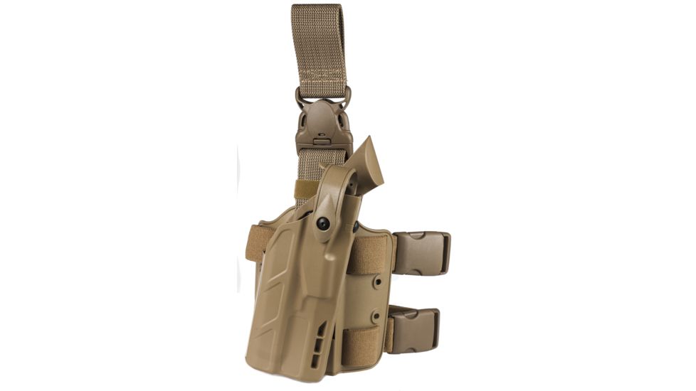 Safariland 7305 7TS ALS Tactical Holster w/Quick Release, Beretta 92, STX Flat Dark Earth, Right Hand 7305-73-551