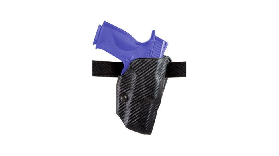 Safariland ALS Belt Holster, Right Hand, STX Plain Black 1.5in. Belt Slots w/Cut Outs for 1.75in., 2in. and 2.25in. Belt Slops with 1in. Drop 6377-7742-411-DM