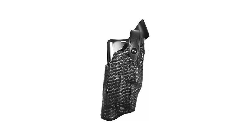 Safariland 6360 ALS/SLS Mid-Ride Level-III Retention, S&amp;W M&amp;P 45 w/Safety, Basket Weave Black, Left Hand, 6360-519-82