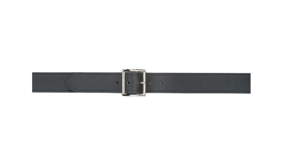 Safariland 51 Garrison W/ Square Buckle, 1.75in., 44in. Waist, Nylon Look Black W/ Brass Snap Closure 51-44-22B