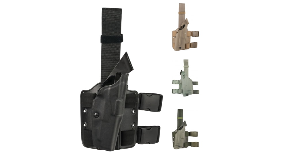 Safariland H&amp;K P 10 6354 ALS Tactical Holster, Black, Flat Dark Earth, Foliage Green, OD Green