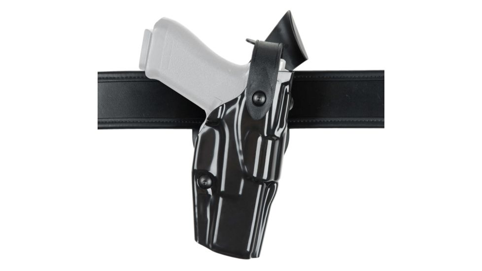 Safariland 6360 ALS/SLS Mid-Ride Level-III Retention, Sig SauerP320 9/40, Full Size, STX Black Hi-Gloss, Right Hand, 6360-450-491