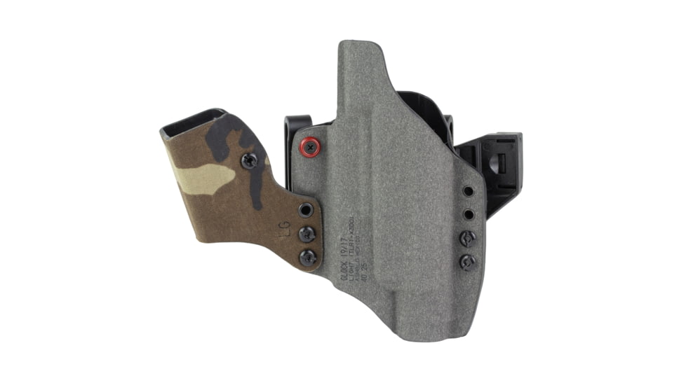 Safariland Incog X Boltaron IWB Holster, Glock 19, G17 w/ Streamlight TLR-1, Right Hand, M81 Woodland, 1341387