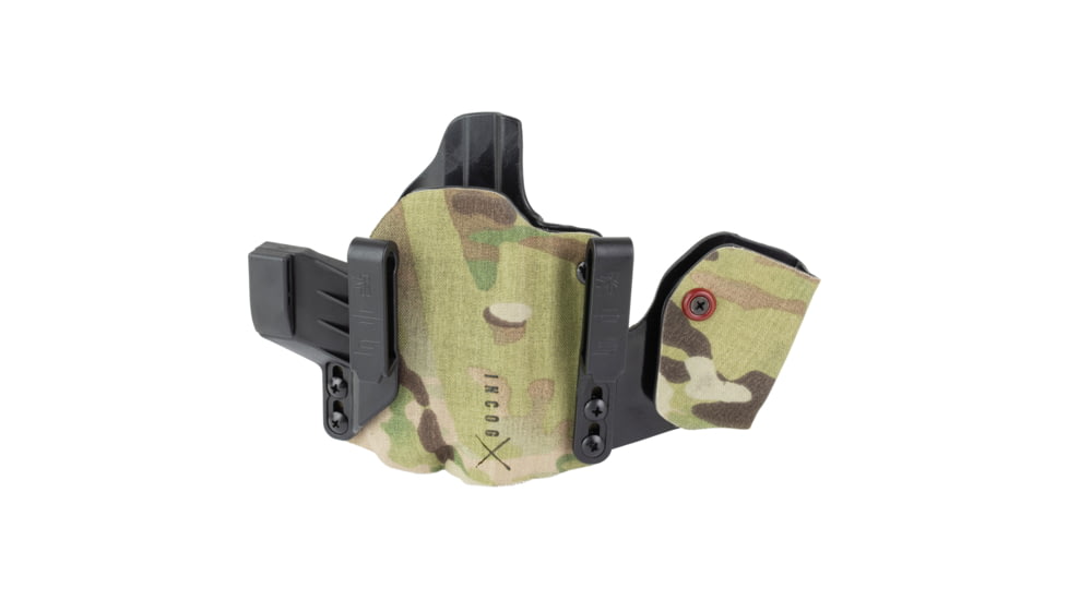 Safariland INCOG-X, Joint Collaboration with Haley Strategic, Inside the Waistband Holster, Fits SIG P365 X-Macro Fuse with Light, Integrated Magazine Caddy, Microfiber Suede Wrapped Boltaron Construction, Multicam, Right Hand, 1341391