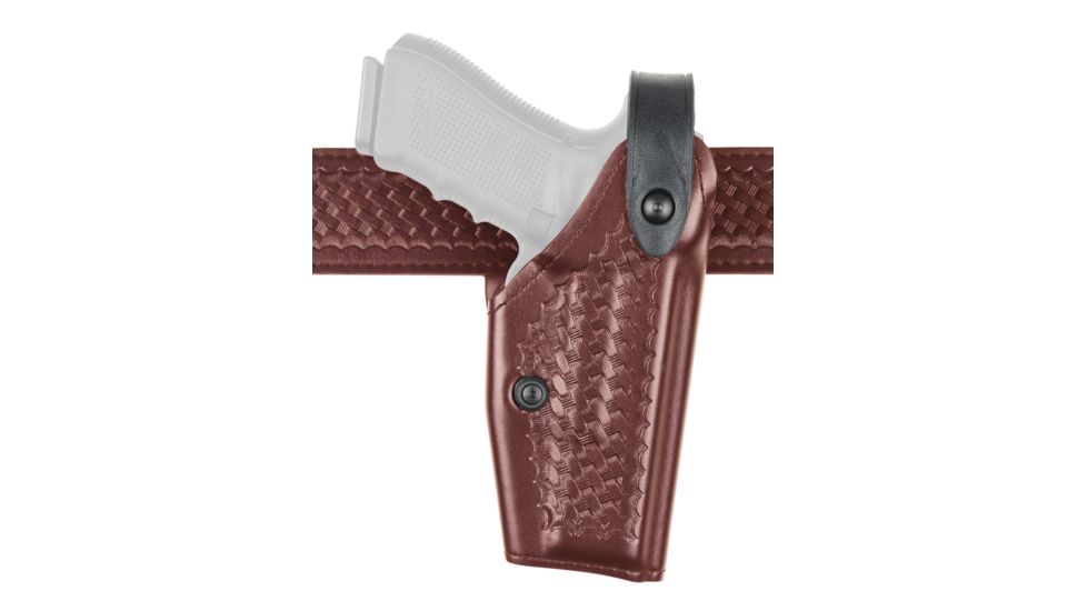 Safariland 6280 SLS Mid-Ride Level-II Retention, Colt Government, Basket Weave Brown, Right Hand, 6280-53-071
