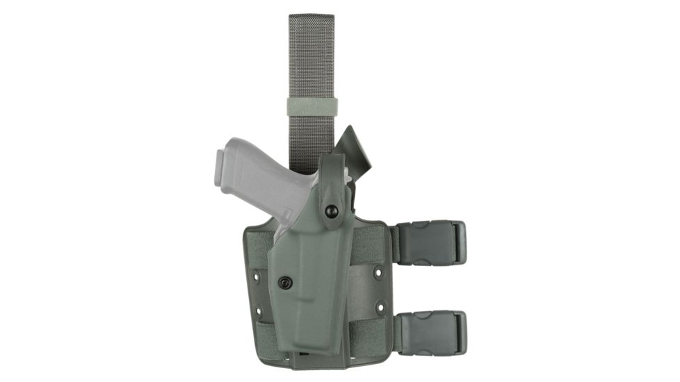 Safariland 6004 SLS Tactical Holster w/Dbl Leg Straps Beretta 92 Foliage Green Right Hand 6004-73-541