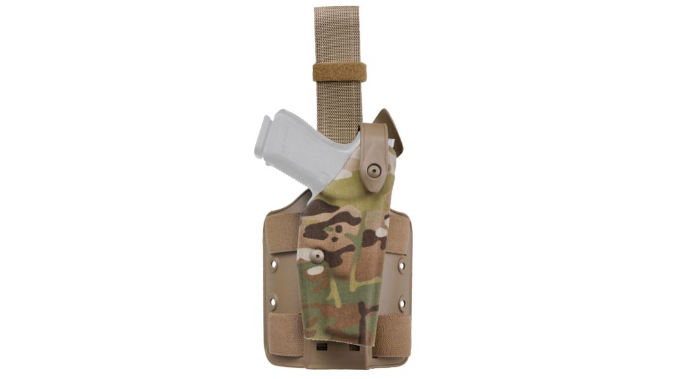 Safariland Model 6004USN SLS Low Drop-Leg Holster, Glock 17/22/31, Right Hand, Cordura Multi-Cam, 6004USN-83-701