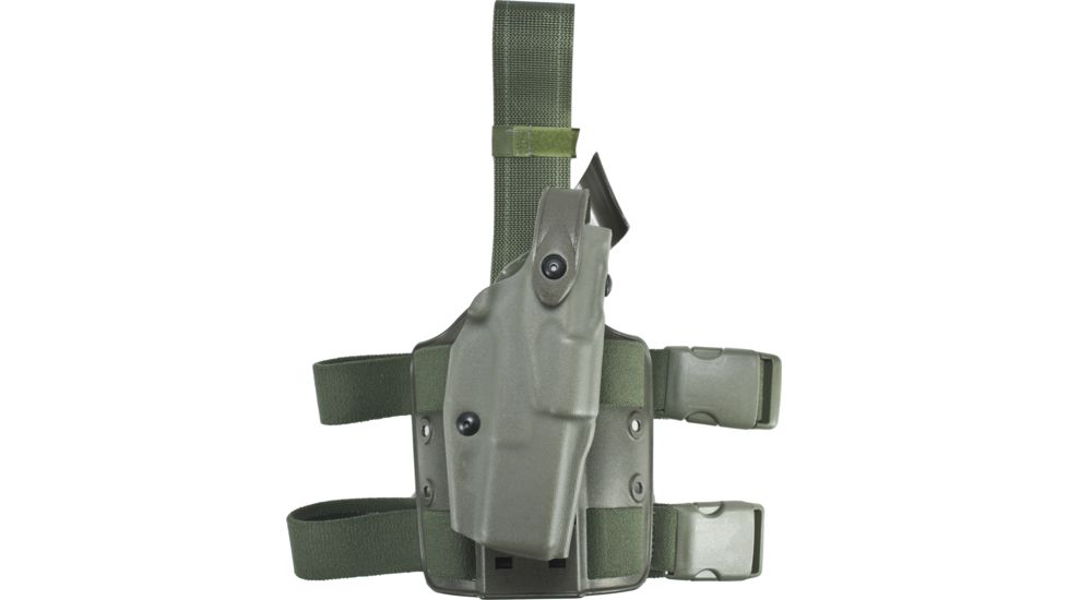 Safariland 6304 ALS/SLS Tactical Holster Springfield XDM 9mm OD Green Left Hand 6304-145-562
