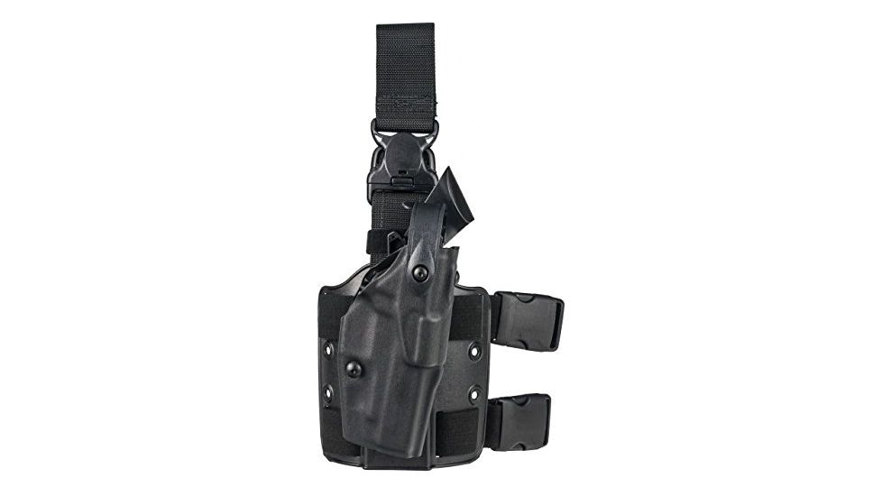 Safariland 6305 ALS/SLS Tactical Holster w/Quick Release, Sig SauerP229R DASA, STX Tactical, Black, Right Hand, with Rails, 6305-744-131
