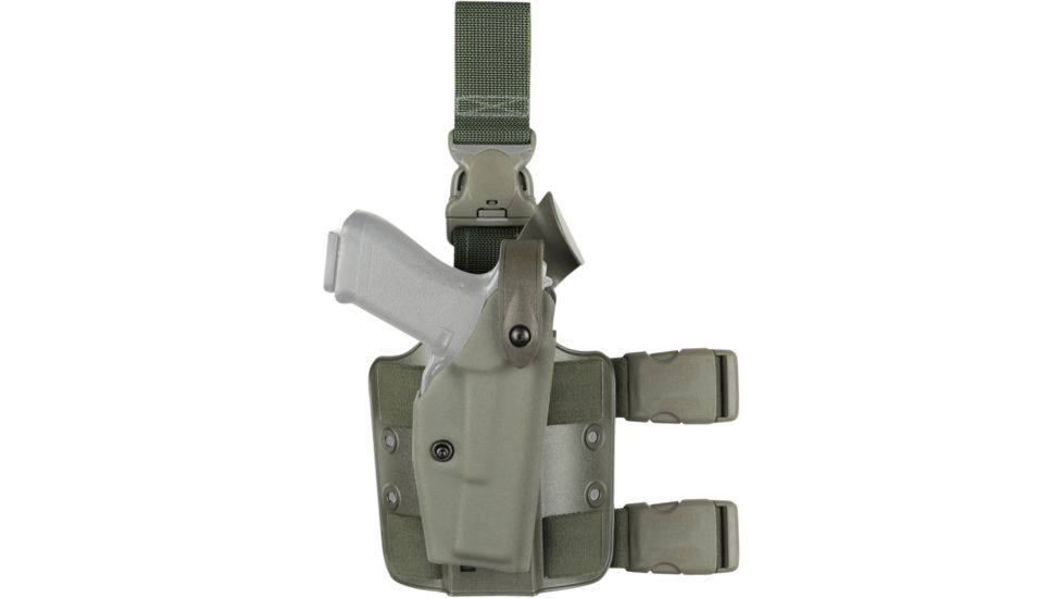 Safariland 6305 ALS/SLS Tactical Holster w/Quick Release, Springfield Armory 1911-A1 Operator, X200/X300/X300U, Right, Tactical, OD Green, 6305-560-561