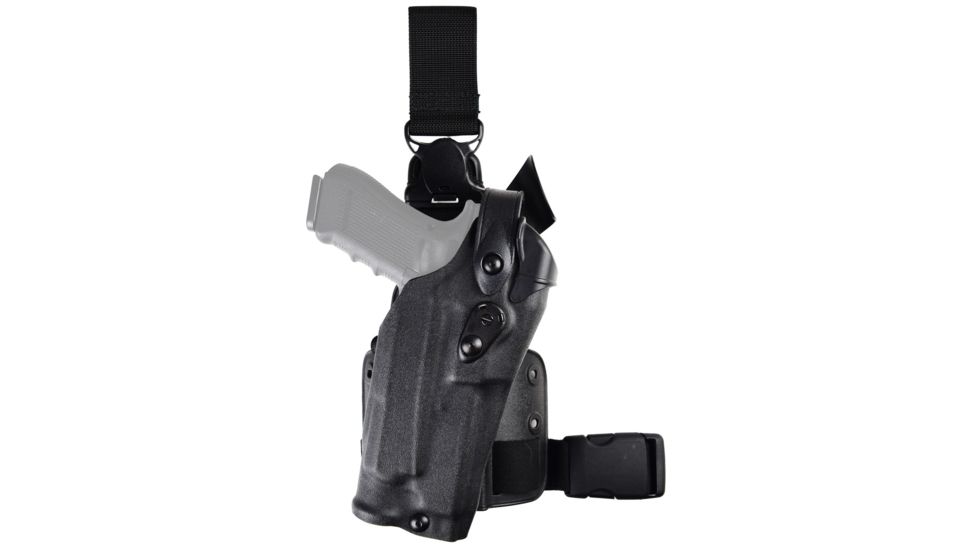 Safariland Model 6305RDS-SP10 ALS/SLS Drop Leg Holster, S&amp;W M&amp;P 9mm/.40 &amp; M&amp;P 2.0 .40 only w/Sure Fire X300, Right Hand, Plain, Single Strap, Flat Dark Earth, 6305RDS-2192-551-SP10