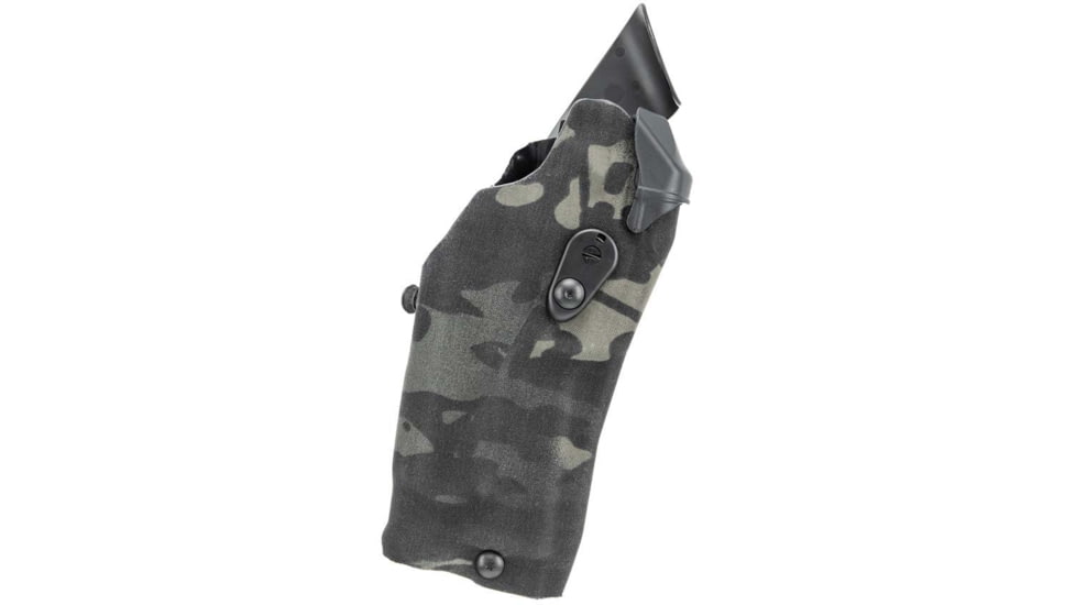 Safariland 6354RDSO ALS Tactical Drop Leg Holster w/ QLS19 Fork, Glock 17 MOS, ITI M3, Right, Multicam Black, 1334277
