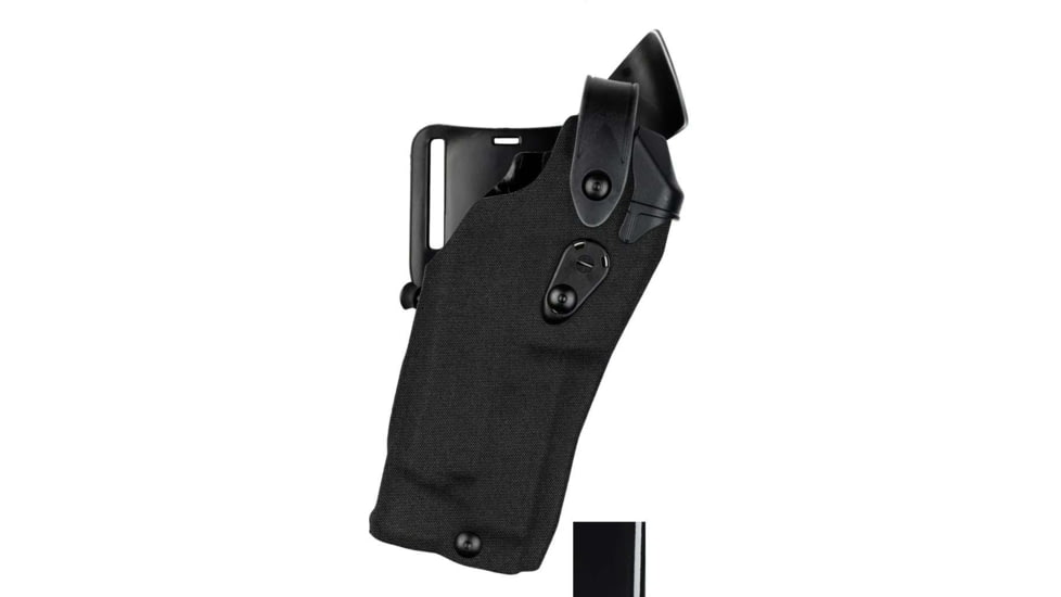 Safariland 6360RDS ALS/SLS Mid-Ride Level III Retention Duty Holster, Glock 19 Gens 1-4 w/ Light/Laser, Right Hand, STX Hi Gloss, 1314966