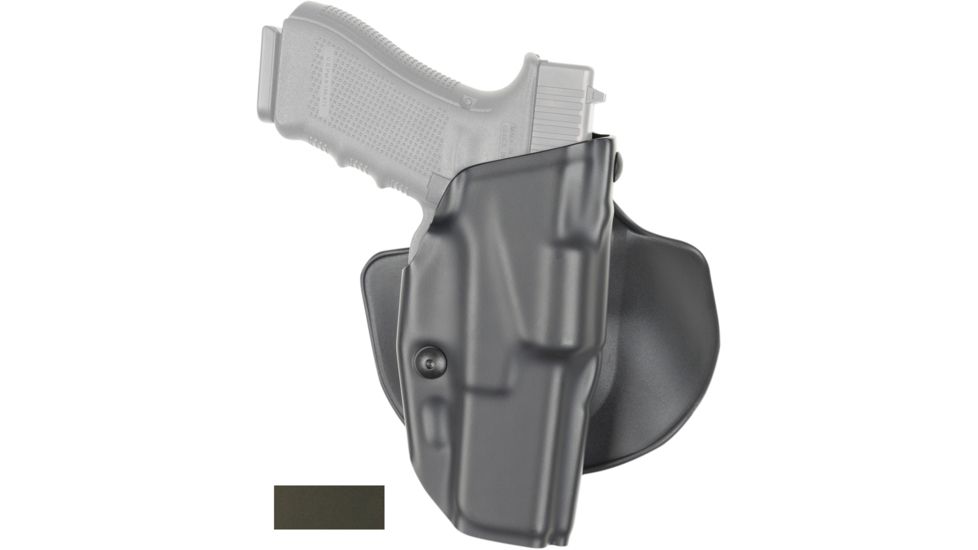 Safariland Model 6378 ALS Paddle/Belt Loop Holster, Glock 19/23/32 w/ITI M3 Light, Right Hand, STX OD Green, 6378-2832-561-DM