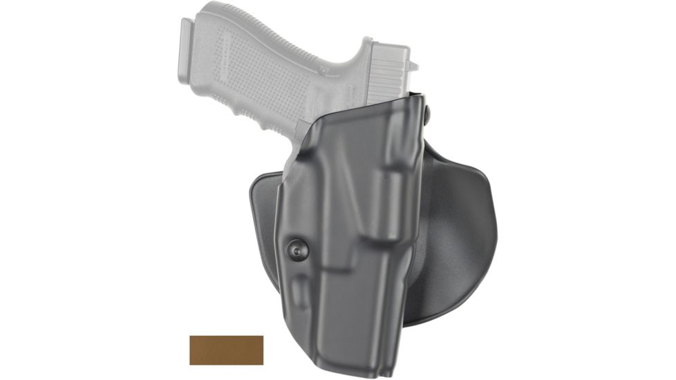 Safariland Model 6378 ALS Paddle/Belt Loop Holster, Glock 17/22/31 w/ITI M3 Light, Right Hand, STX Coyote Brown, 6378-832-761-DM