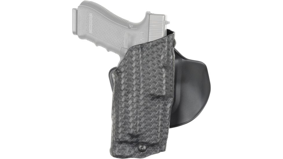 Safariland Model 6378 ALS Paddle/Belt Loop Holster, Glock 17/22/31, Right Hand, STX Basket Weave Black, 6378-83-481-K15
