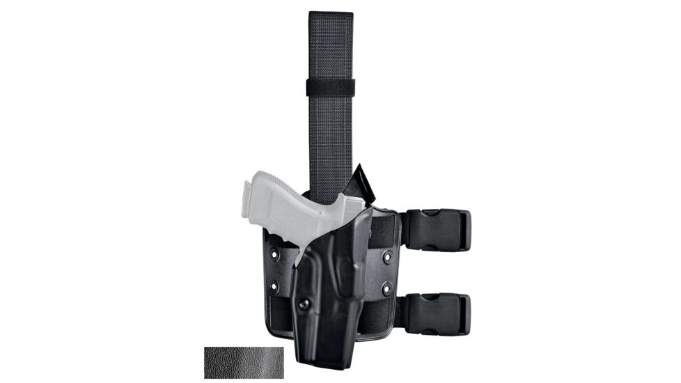 Safariland 6384 ALS OMV Tactical Holster, Walther P99Q with M3, TLR-1, Surefire X200/X300 Lights 4in. Bbl., STX Tactical, Black, Left Hand, 6384-3842-132