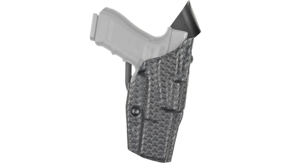 Safariland 6390 ALS Mid-Ride Level-I Retention Sig SauerP229R DASA STX Black Basket Weave Right Hand with Rails 6390-744-481