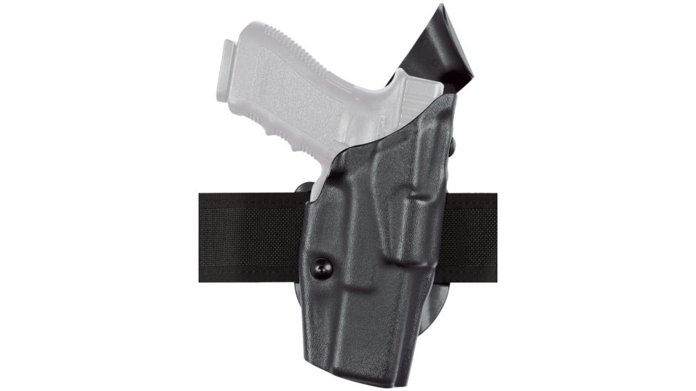 Safariland Model 6392 ALS Hi-Ride Level-I Duty Holster, Glock 17 Gen5 w/ITI M3/TLR-1/TLR-1HL/SF X200/X300/X300U Light, Right Hand, STX Tactical Black, 6392-8325-131