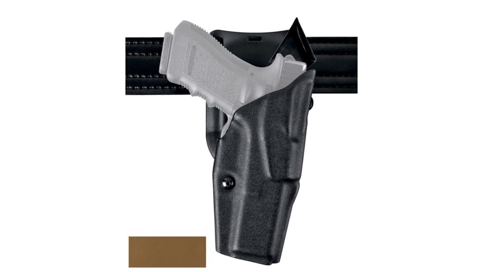 Safariland Model 6395 ALS Low-Ride Level-I Duty Holster, Glock 19/23/32 w/ITI M3 Light, Left Hand, STX Coyote Brown, 6395-2832-762