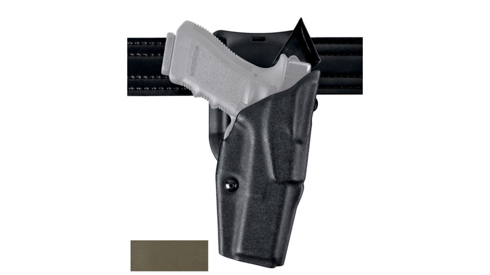 Safariland Model 6395 ALS Low-Ride Level-I Duty Holster, Glock 17/22/31 w/ITI M3 Light, Left Hand, STX Foliage Green, 6395-832-542