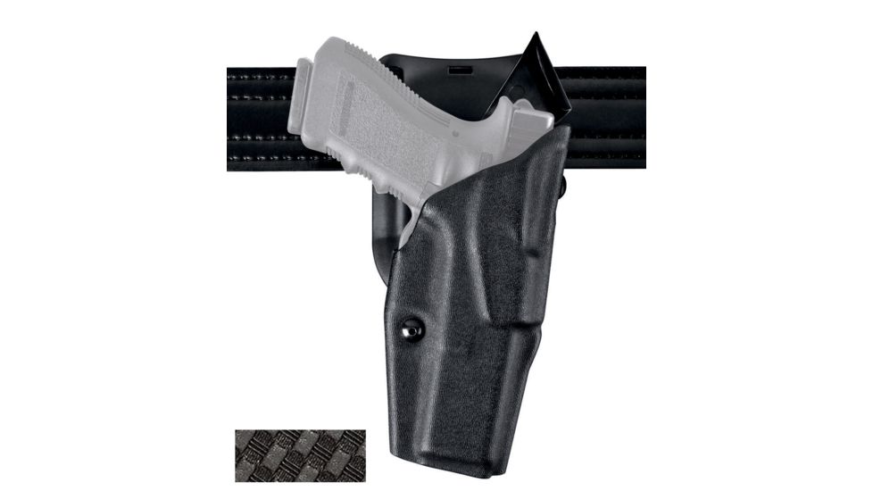 Safariland 6395 ALS Low-Ride 1.5in. Drop, Level-I Retention, S&amp;W M&amp;P 9mm, .40 4.25in., STX Black Basket Weave, Right Hand, 6395-219-481
