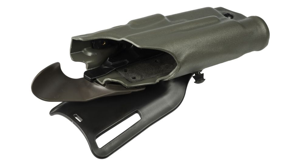 Safariland Model 6395 ALS Low-Ride Level-I Duty Holster, Glock 20/21, Left Hand, STX OD Green, 6395-383-562